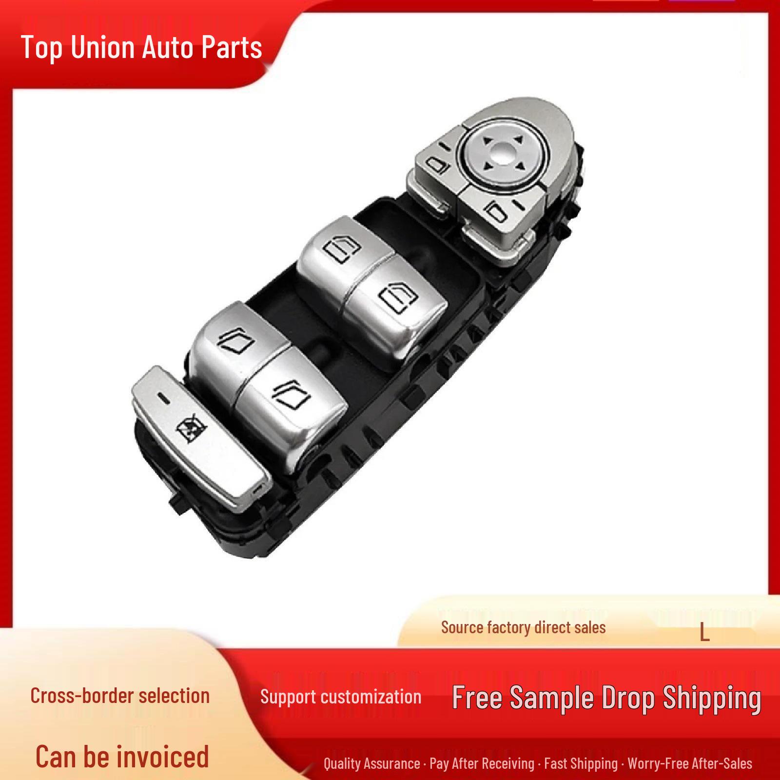 Electric Front Left Window Switch (3-pin) 4479054203 for Mercedes-Benz Vito W447 YC