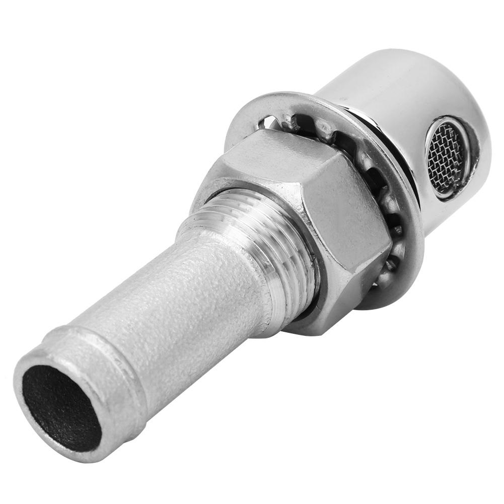 Straight Fuel Breather Vent 316 Stainless Steel Boat Cabin Oiling Fueling Port Vent