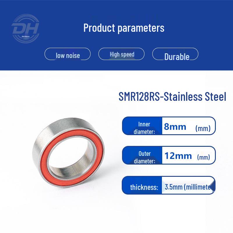 Rust-Proof Stainless Steel Miniature Pulley with Deep Groove Ball Bearing - Anti-Corrosion Gyroscope Ornament Accessory