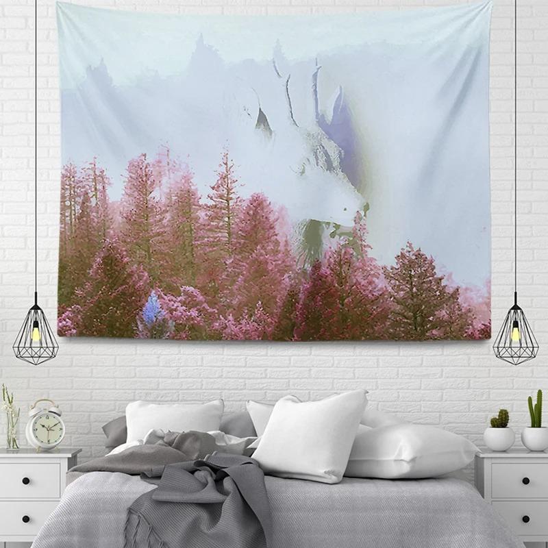 Мультфильм переулок уличного узора гобелен украшение стены дома гобелен офис гостиная — фото 13