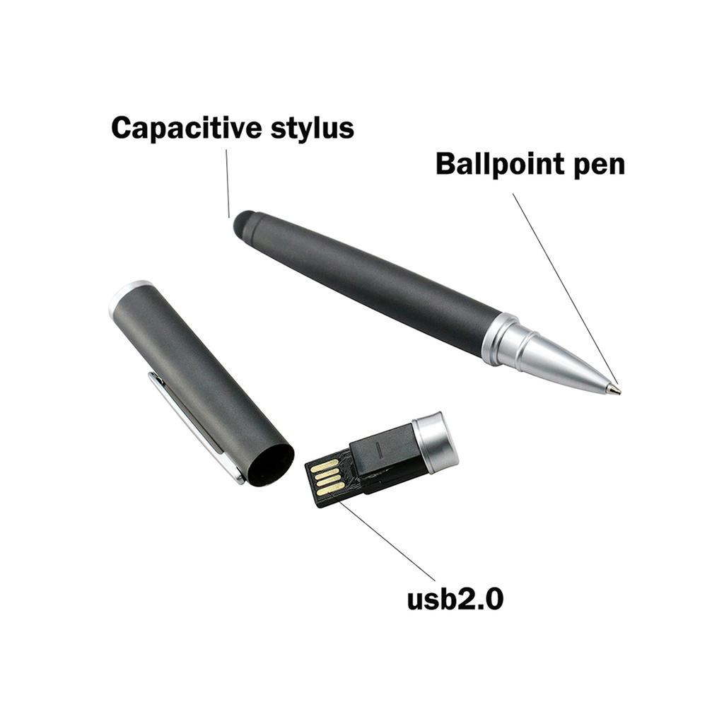 High Speed Metal Ballpoint Pen USB 2.0 Flash Drive 16GB 32GB 64GB 128GB 256GB Multifunction Business Pen Pendrives Memory Stick