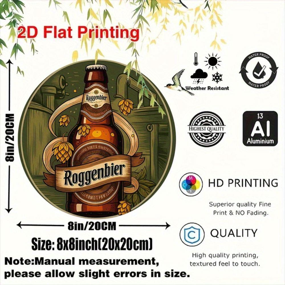 Metal Tin Sign Retro Art 20x20cm Home Wall Decor