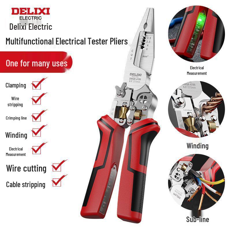 Electrician s Multi-Functional Industrial Wire Stripping Pliers