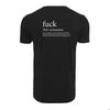 T-shirt - Mister Tee - Fuck you basic - 100% Coton - Manches courtes - Coupe Regular
