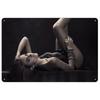 Sexy Girl Poster On the Wall, Metal Plaque