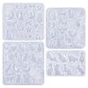 Jewelery Silicone Mould Earring Mold with Hole Animal Silicone Molds for Epoxy Resin Earring Charm