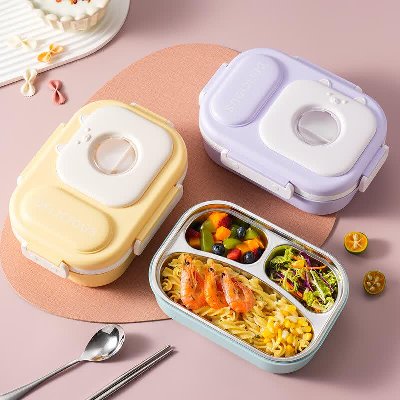 Cute Cat 304 Stainless Steel Bento Lunch Box