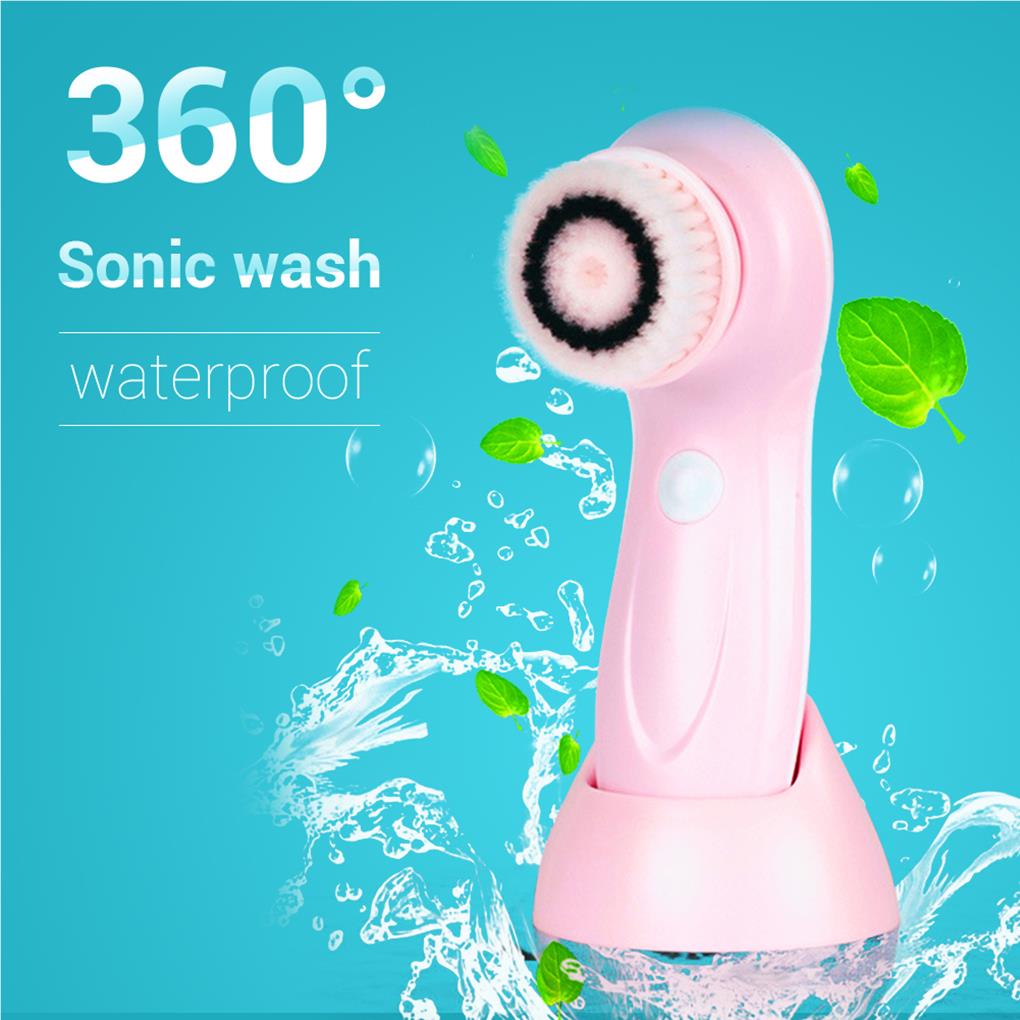 

Щетка для очищения лица Водонепроницаемая USB перезаряжаемая электрическая массажная щетка для лица