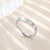 Fashion Temperament Copper Inlaid Zir*****Pen Ring Light Luxury Exquisite Personality Index Finger Ring Adjustable Ring Women
