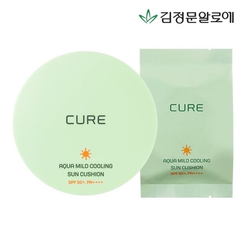 [Kim Jung-moon Aloe] Cure Aqua Mild Sun Cushion Season 3 Main Product + Refill