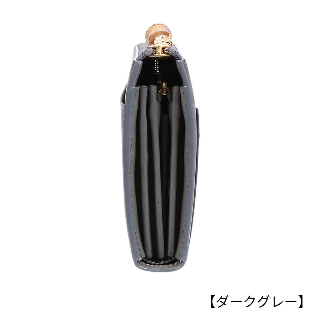 Jewel Narrows Genuine Leather Wallet [Folly Wallet] Large Capacity Long Wallet No.15147