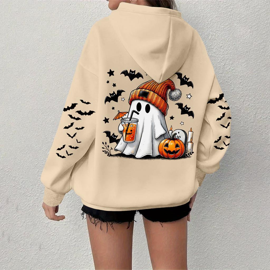 Women's Sweatshirt Casual Long Sleeve Atmosphere Top Loose Popular Round Neck Pullover Sweatshirt Top