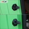 JeCar ABS Car Door Lock Cover Protect Buckle Sticker Trim Shell Latch Stop Anti Rust For Ford Mustang 2009-2013 Car