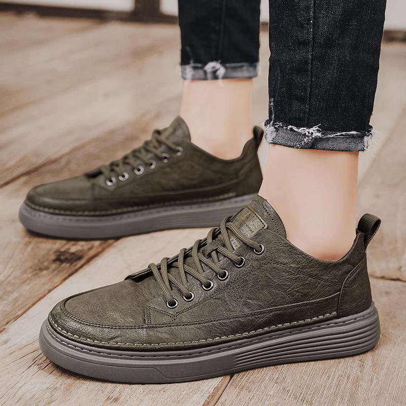 Pánské ležérní čtyřsezónní módní skateboardingové studentské pohodlné tenisky chlapecké trendy měkká podrážka prodyšné boty