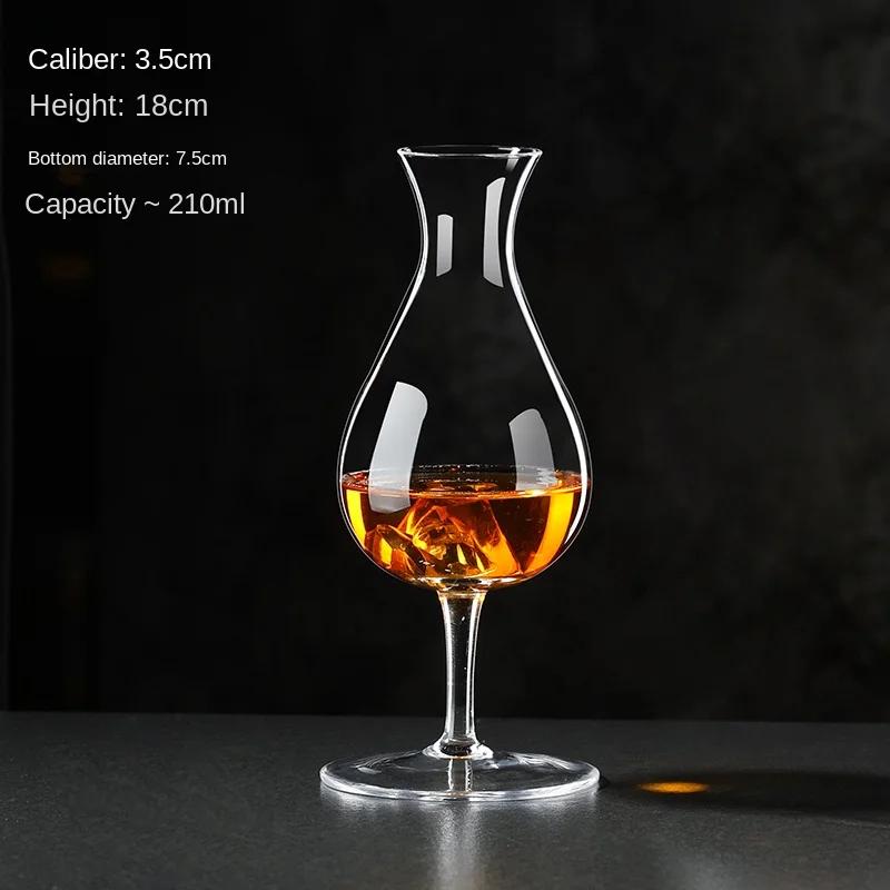 Crystal Glass Smell Glass Cup Tasting Glass Wine Glass Whiskey Glass Lai total Goblet Pint Glass 1PCS