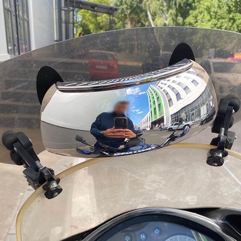 Fit for R1200GS R1250GS Universal Motorcycle Scootor Windscreen 180+ Degree Blind Spot Mirror Wide Angle Rearview Mirror