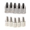 5Pcs 1.6mm/1.2mm Nozzle Iron Tips Metal Soldering Welding Tip For Electric Vacuum Solder Sucker Desoldering Pumps Welding