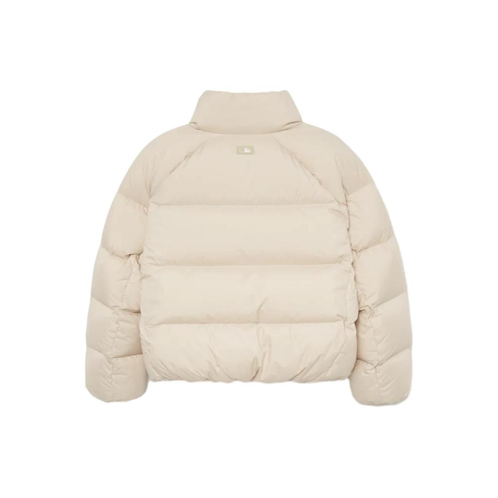 New MLB Down Jacket Women's Light Khaki 3FDJBO136-43BGL