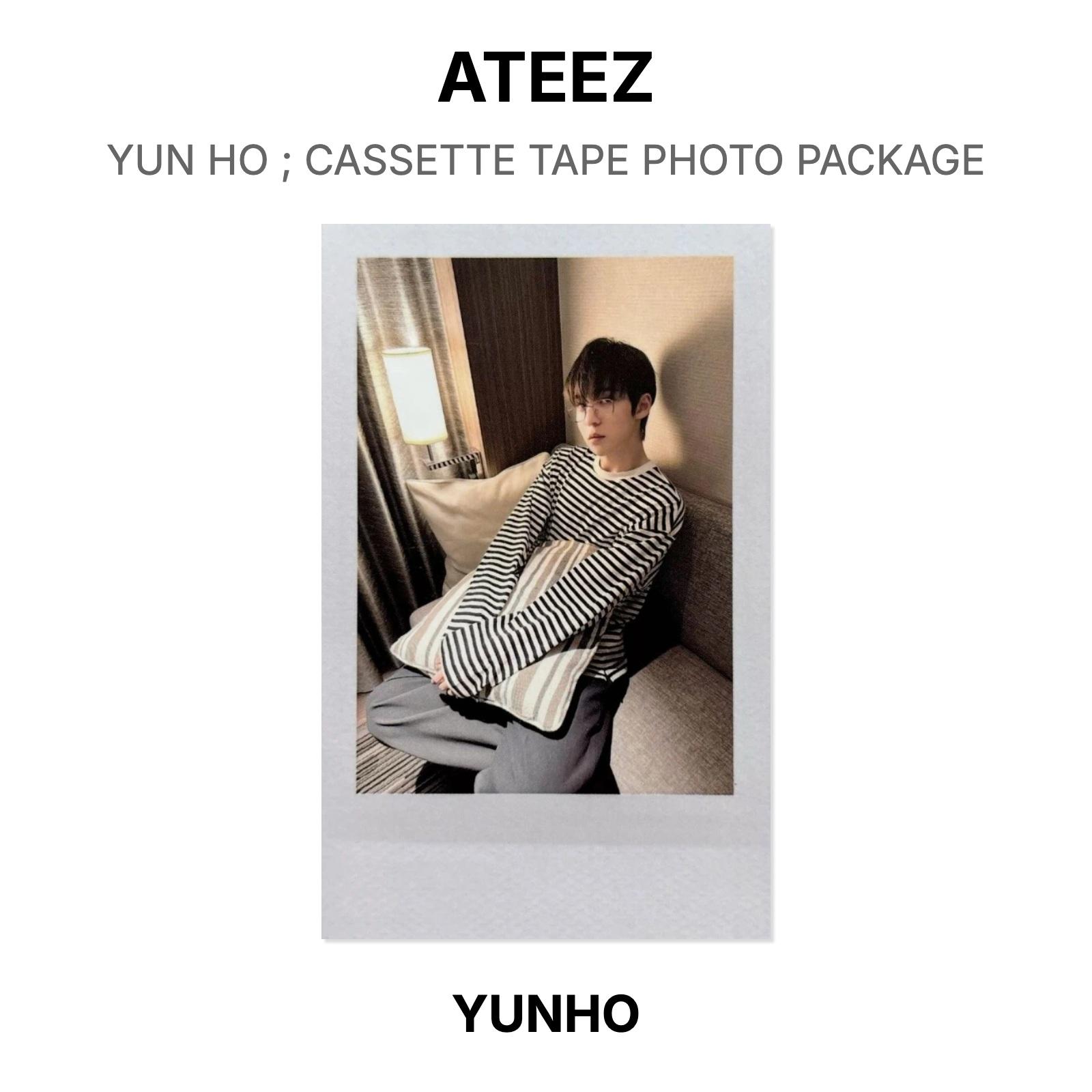ATEEZ YUN HO ; CASSETTE TAPE PHOTO PACKAGE Official Photocard YUNHO