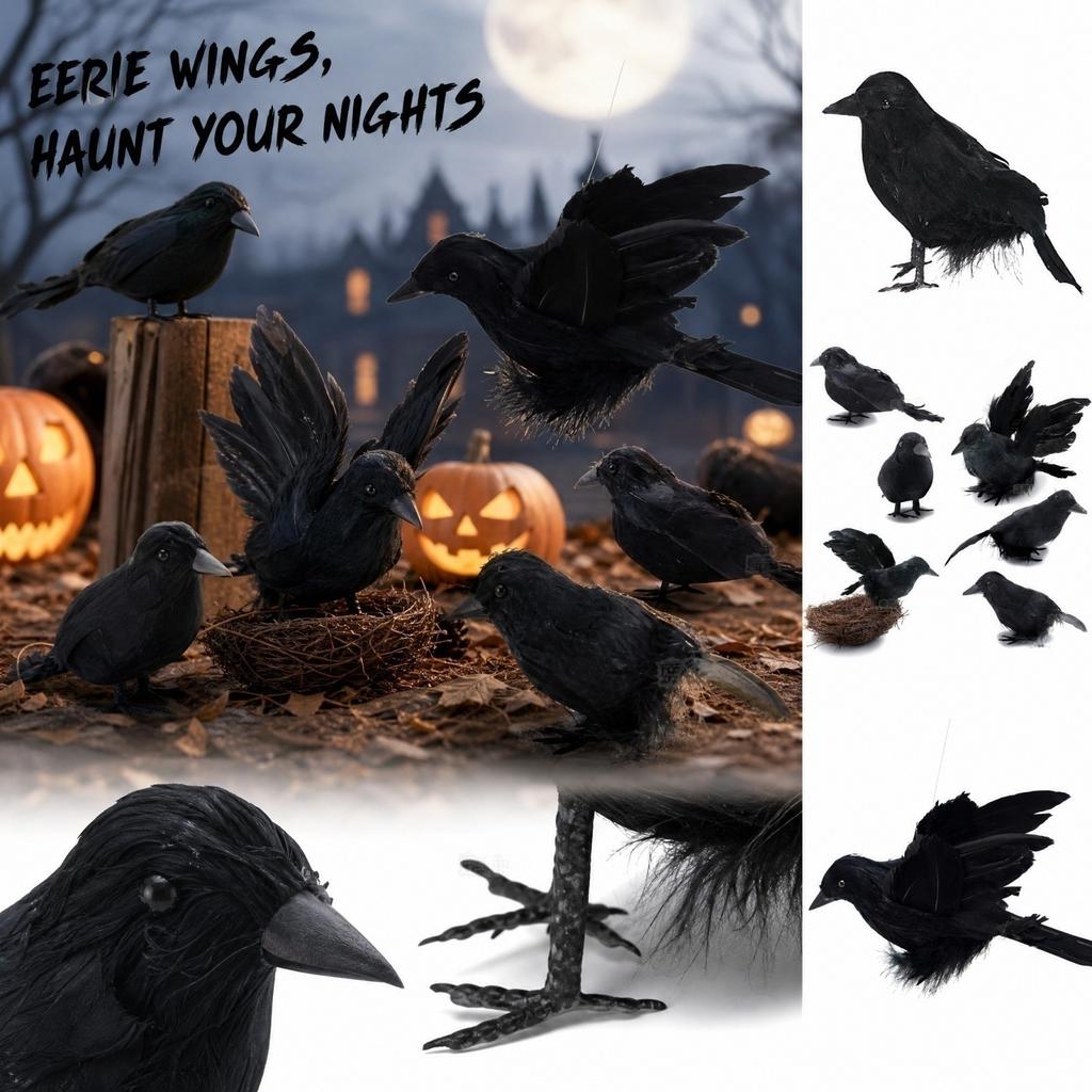 Black Halloween Garden Decoration Outdoor Yard Ornament for Tree or