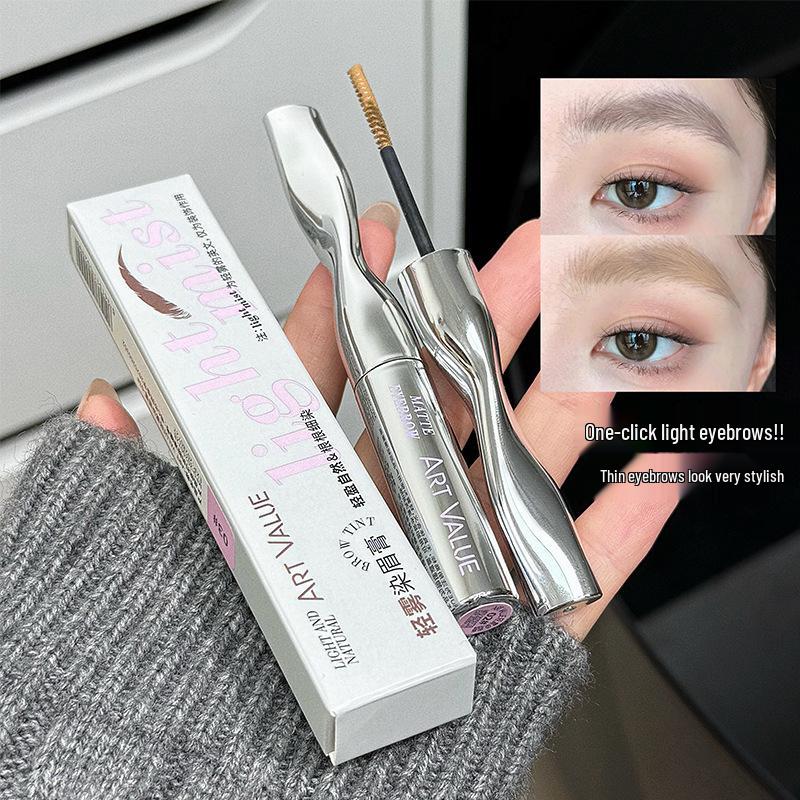 ART VALUE Light Mist Tinted Eyebrow Mascara: Natural, Long-Lasting, Waterproof, Sweatproof, Smudge-Resistant, Fade-Free.