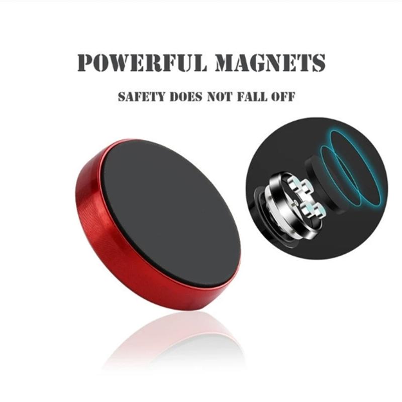 Magnetic Car Phone Holder Magnet Mount Bracket Stick On Car Dashboard Wall Mobile Cell Support In Car for iPhone