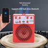Wireless Bluetooth Rechargeable Handheld Loud Speaker for Street Vendors - High Power Outdoor Recording and Amplification