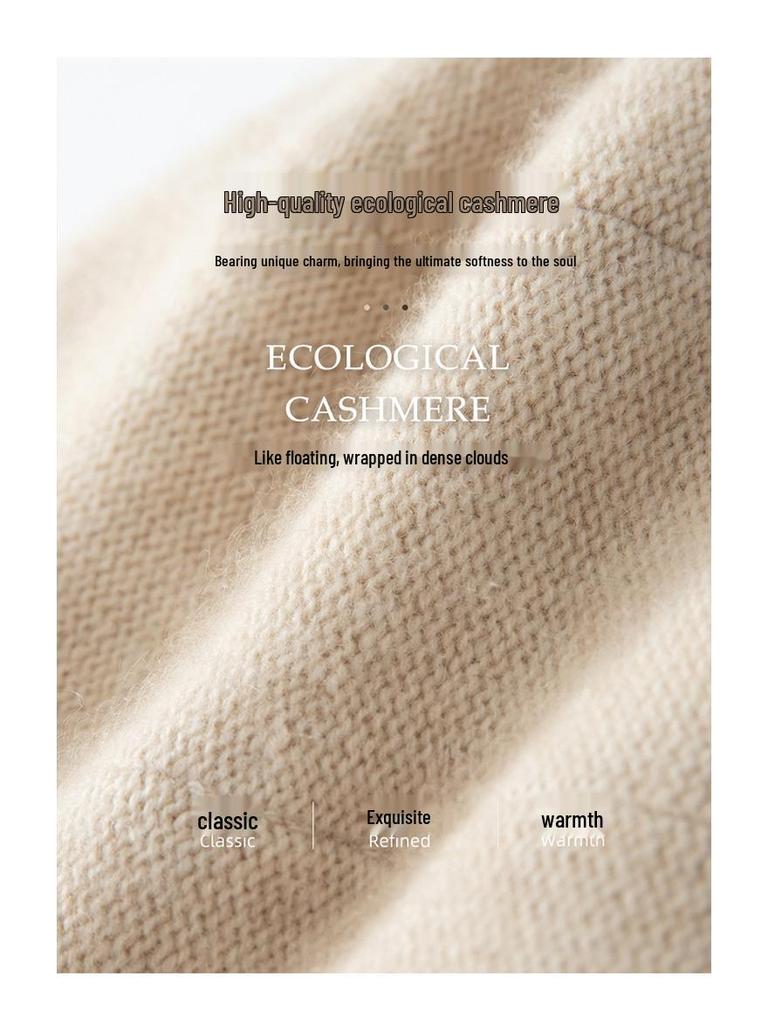 Women's Cashmere Knit Beanie: Solid Color, Versatile Skullcap, Ear Protection, Warm Beggar Wool Hat for Cold Weather.