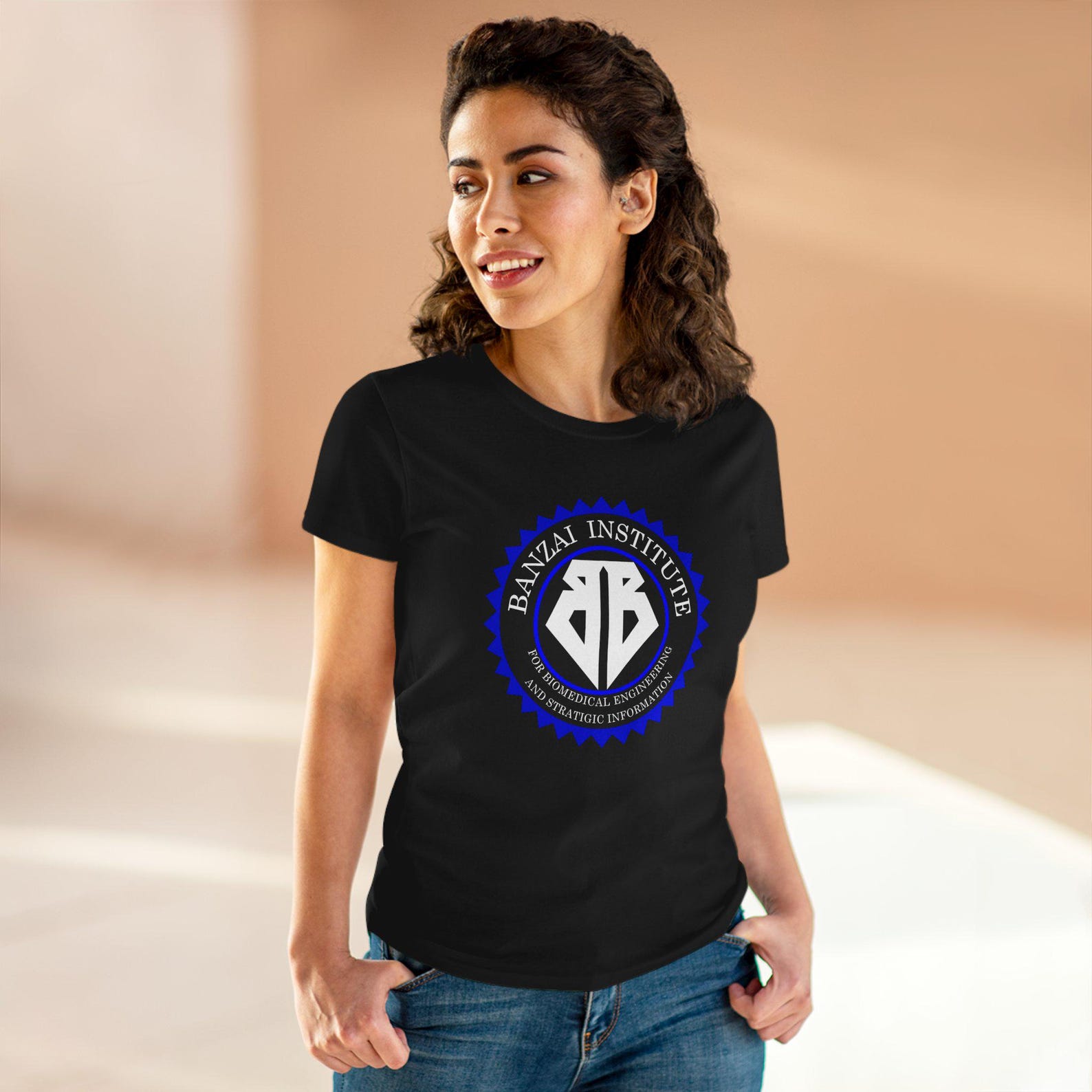 Buckaroo Banzai Institute Women s Black T-Shirt Size S to 2XL M