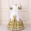 Middle East Cross-Border Pleated Evening Dress for Little Girls - Hot Stamped Princess Party Robe