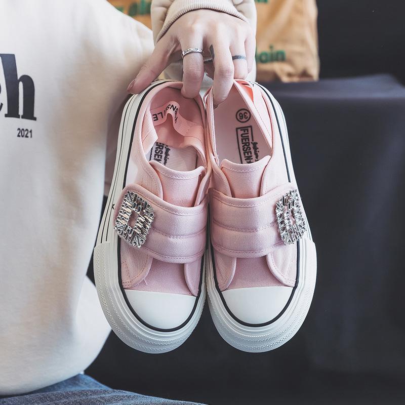 For Women High Quality Buckle Strap Women's Vulcanize Summer Platform Sport  Ladies Diamond Shoes Ladies