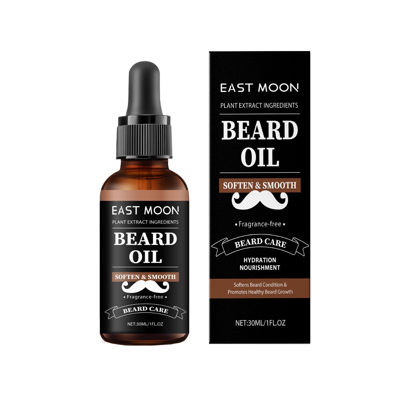 

Men s Beard Care Oil, deeply moisturizing, hydrating, softening and shining for a smooth, healthy long-lasting beard 30ml
