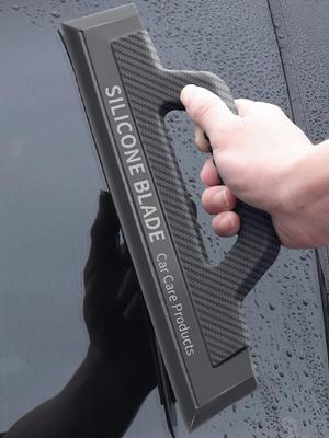 NOUVEAU Raclette Souple en Silicone Doux Anti-Rayures pour Enveloppage de Voiture Essuie-Vitre Lame de Séchage Racloir à Film Nettoyant Outils Accessoires