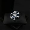 Snowflake Brooch - High-end, Niche, Premium Rhinestone Corsage, Scarf Clasp, Clothing Accessory, High-end Pin