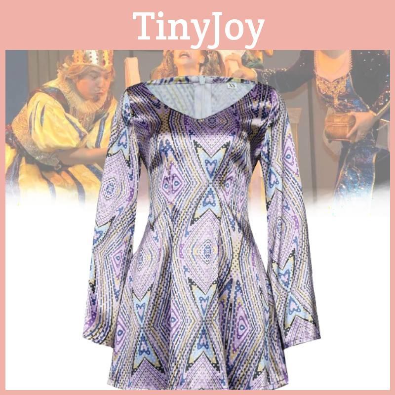 Retro European And American Hippie Disco Party Dress Costume For Halloween