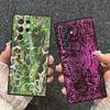 Fashion Snake Skin Pattern Soft Phone Case for Samsung Galaxy S26 S25 Edge S24 Ultra S23 Plus S22 S21 FE S20 Black Cover Back Sh