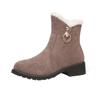 Boots Women Thick Bottom Shoes Women Winter Padded Frosted Short Boots Women Flat Slope Heel Soft Bottom Women's Boots