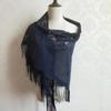 New Spring And Autumn Silk Scarf Thin Lace Triangle Scarf Women With Cheongsam Hanfu Shawl Fringe Scarf