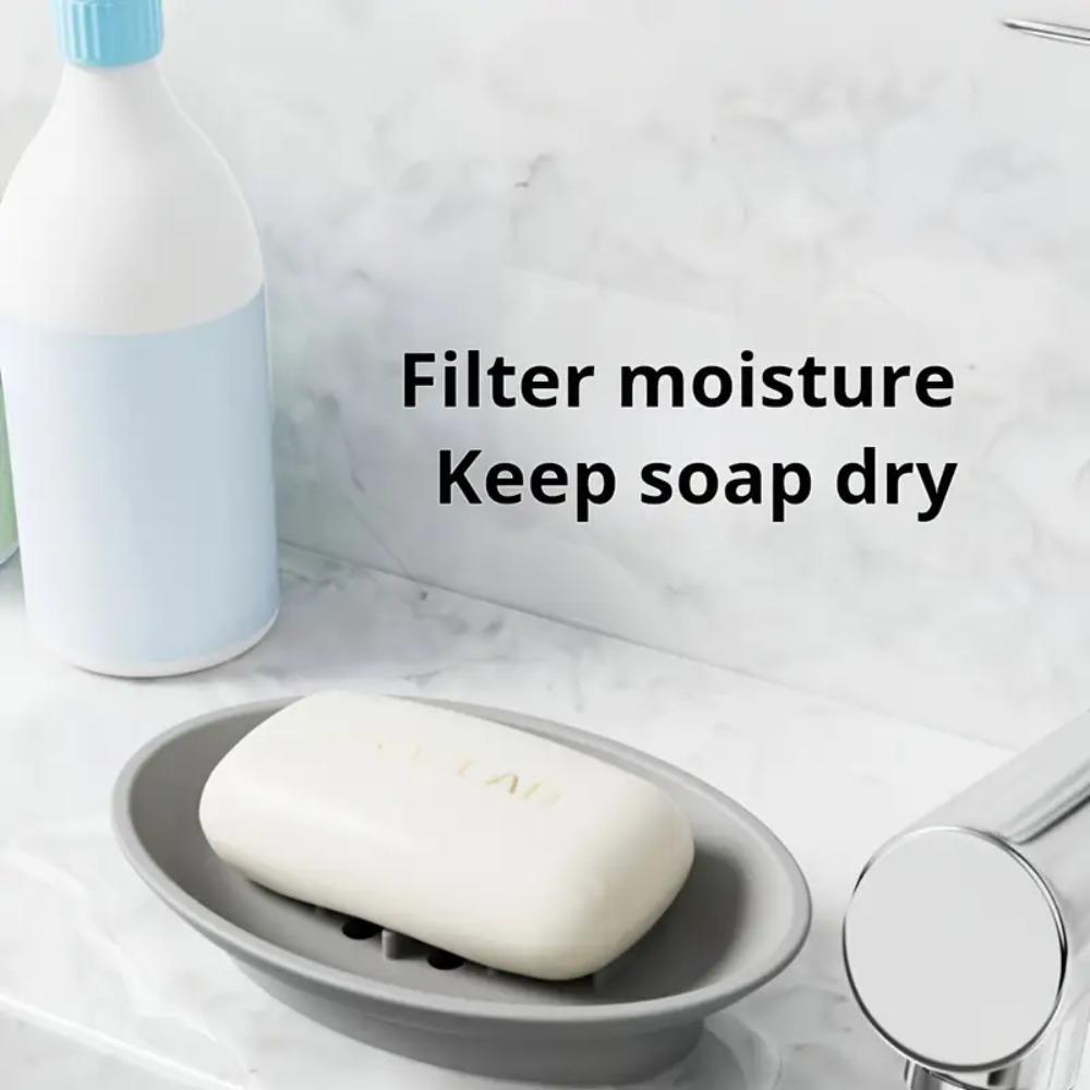 Silicone Soap Box Storage Bathroom Drain Rack Student Dormitory Soap Holder Household Organizer Bathroom Accessories Soap Case