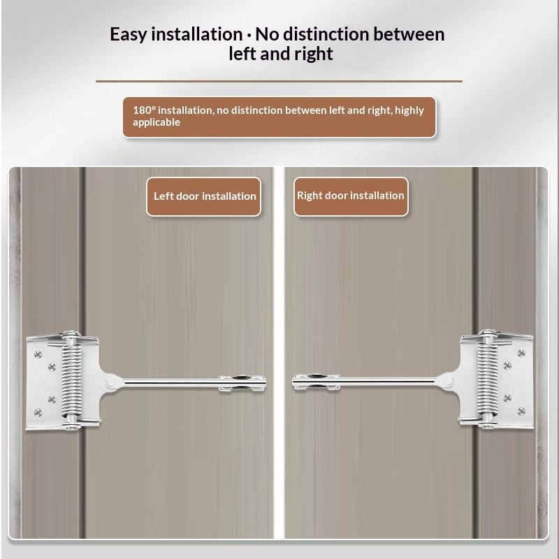 Stainless Steel Automatic Spring Door Closer Door Closing Device Can Adjust The Door Closing Device Furniture Door Hardware
