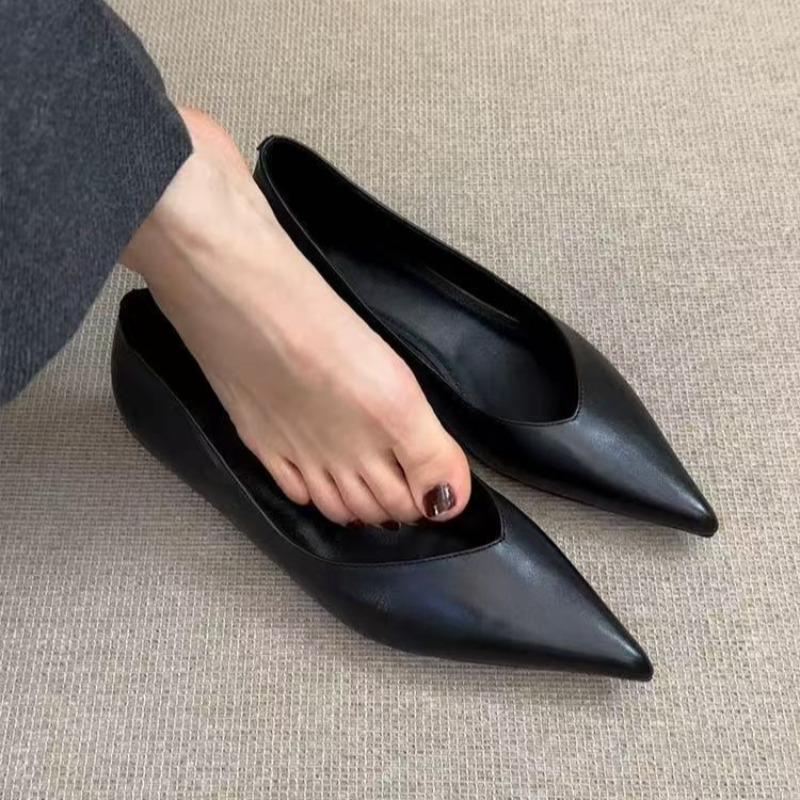 Moda Damskie Płaskie Buty Płytkie Buty Modne Eleganckie Sandały Projektant Szpiczasty Nosek Eleganckie Damskie Buty Casualowe Trampki Lato 2025 Zapatillas