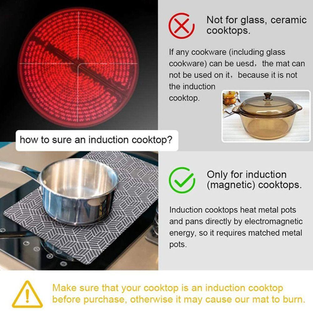 52×78cm Induction Cooker Covers Heat-resistant Cooktop Protector Mat Induction Cooktop Mat  Kitchen