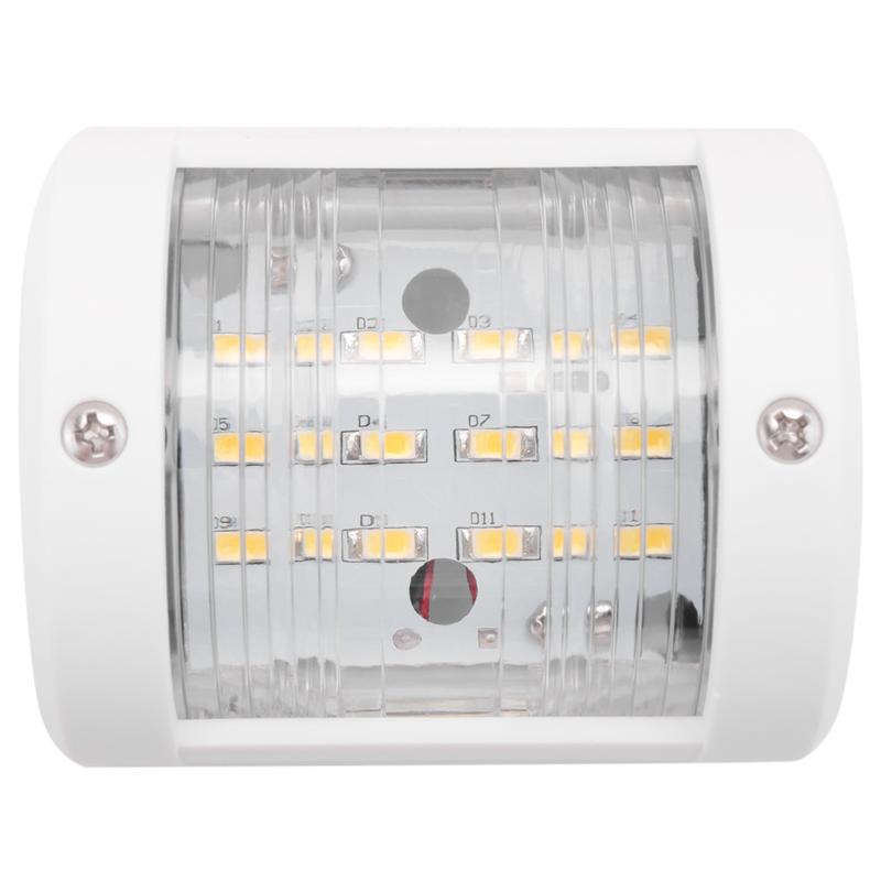 A11M-Boat 12V Stern Light Navigation Lights Marine LED Boat Light Sailing Lamp Waterproof Navigation Light Yacht Boat белый