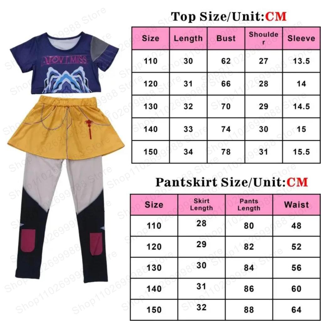 New K-Pop Demon Themed Mira Hunters Cosplay Costume With Wig Two Piece Set For Girls Halloween Carnival Party Performance Dress