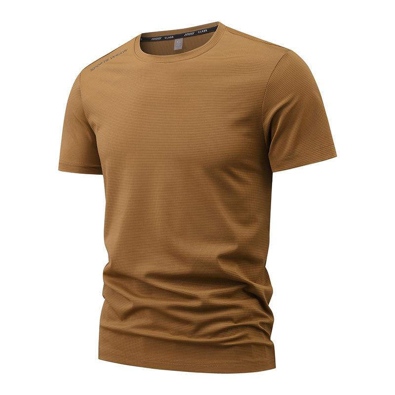 Extra Large Size Men's Short-sleeved Quick-drying T-shirt Loose Casual Plus Size Plus Size Half-sleeved T-shirt