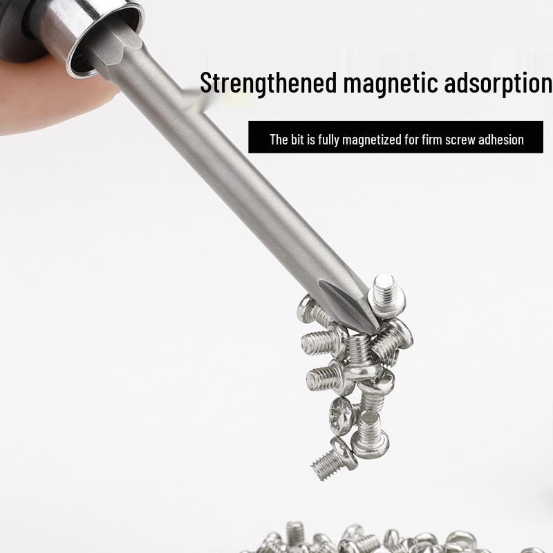 Hexagonal Magnetic Pneumatic Air Screwdriver, S2 1/4 Electric Bit Set