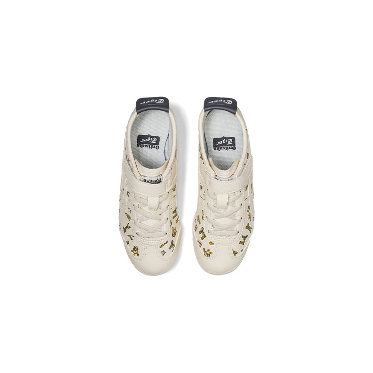 Onitsuka Tiger Mexico 66 PS All-Over Tiger Print Kids Sneakers Cream 1184A152-101