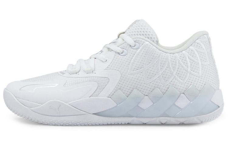 PUMA MB.01 Low LaMelo Ball  Team Colors Triple White  376941-04 40