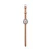 Authorized Dealer Matow Watch Solar Powered Watch MW001001PNKSS White Shell Dial Shiki HARU Round Silver Gomphrena [MATOW] Women's