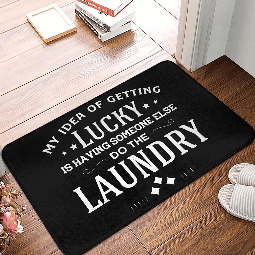 Laundry Room Front Door Mat Anti-Slip Indoor Quick Dry Doormat Living Room Entrance Rug Carpet